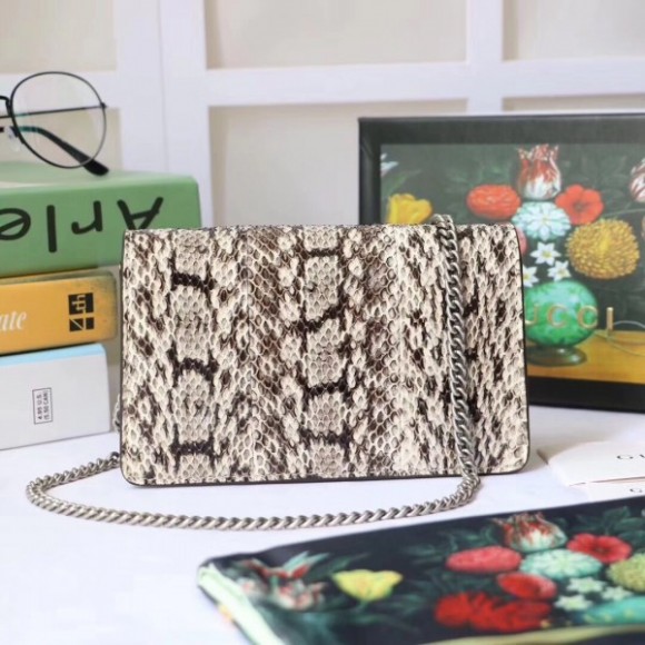 natural dionysus S*per mini snakeskin bag
