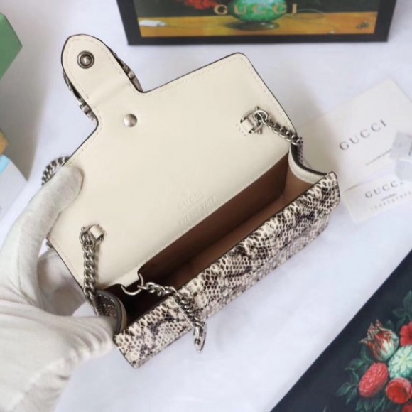 natural dionysus S*per mini snakeskin bag