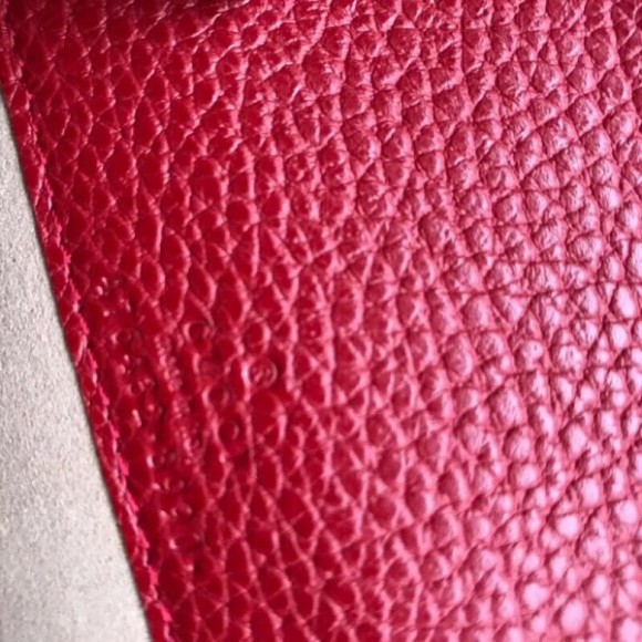 red dionysus S*per mini leather bag
