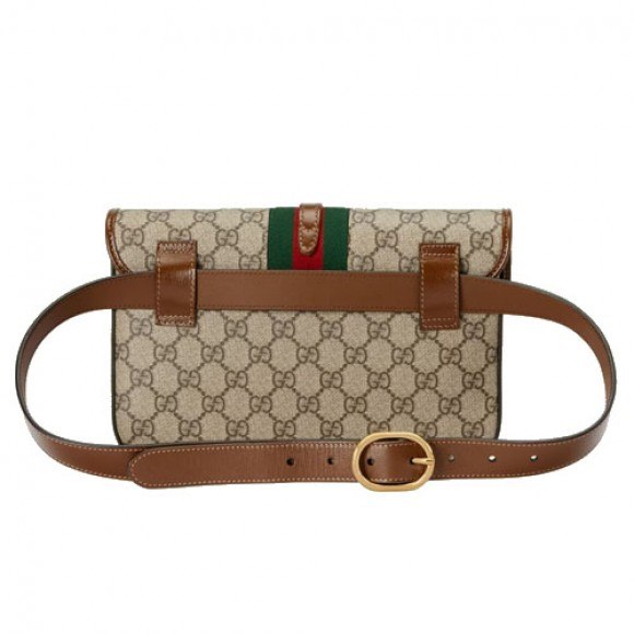 jackie 1961 belt bag beige ebony gg S*p*e canvas