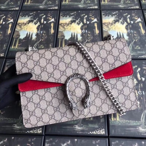 red dionysus small gg S*p*e shoulder bag