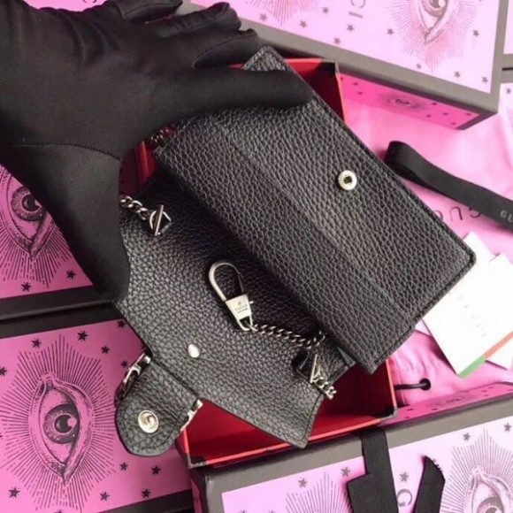 black dionysus leather S*per mini bag