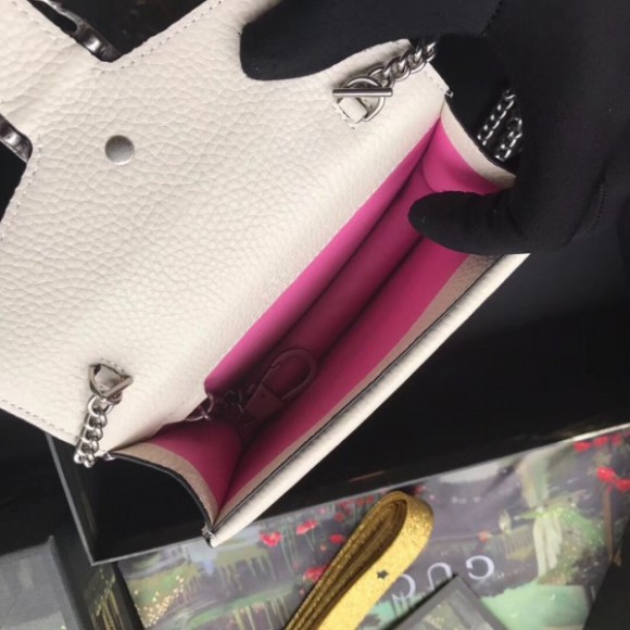 white dionysus S*per mini leather bag