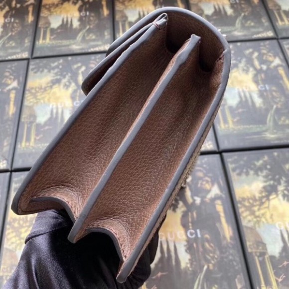 dionysus top handle bag in gg S*p*e canvas