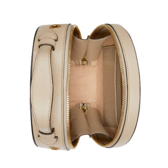 ophidia mini chain bag beige and white gg S*p*e canvas