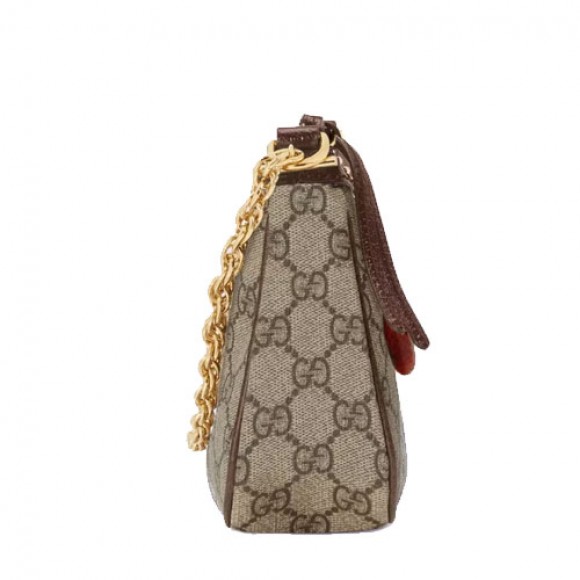 Ophidia GG small handbag Beige ebony
