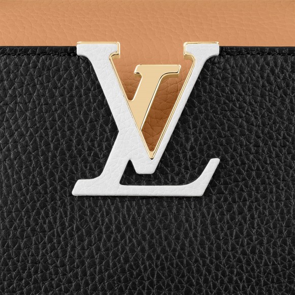 l**is V*t*n m59466 capucines pm black gold arizona