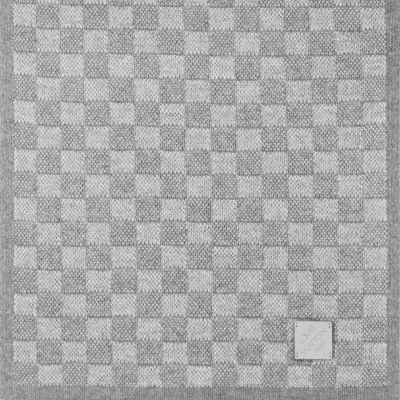 l**is V*t*n light grey m77989 néo petit damier scarf