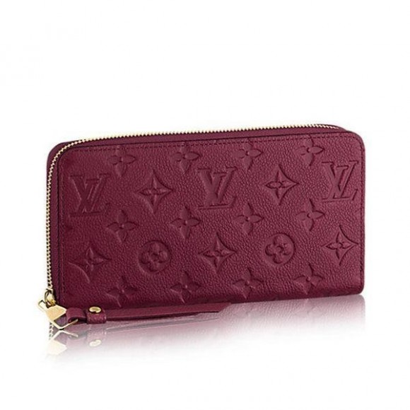 l**is V*t*n monogram empreinte leather zippy wallet m60549 aur