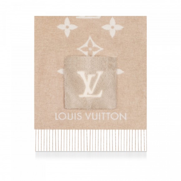 l**is V*t*n m74354 cold reykjavik beige scarf