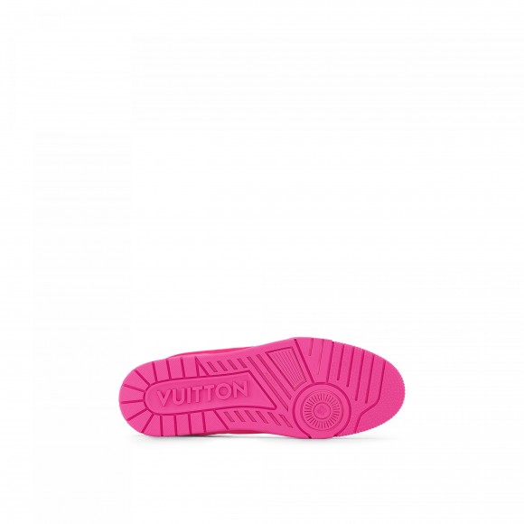 l**is V*t*n lv trainer sneaker calf leather fuchsia 1ac5cb