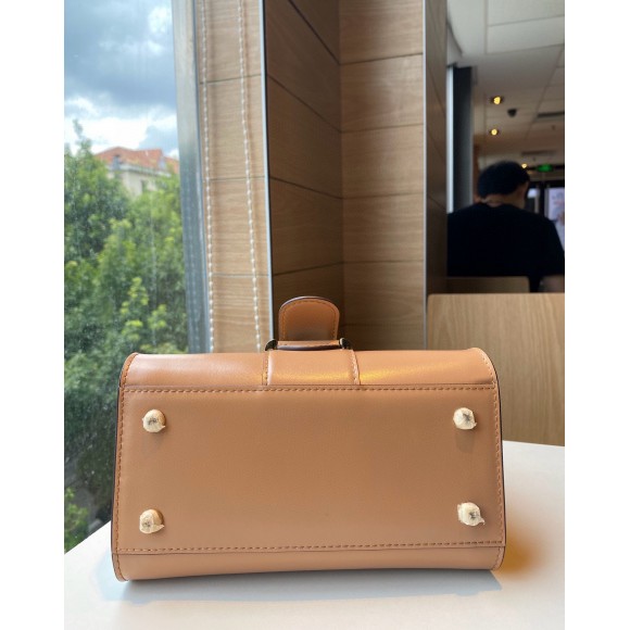Delvaux Brillant Mini Bag in Tender Beige Box Calf Leather