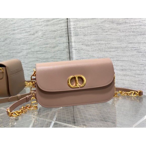 D*or 30 montaigne avenue bag in heritage pink box calfskin