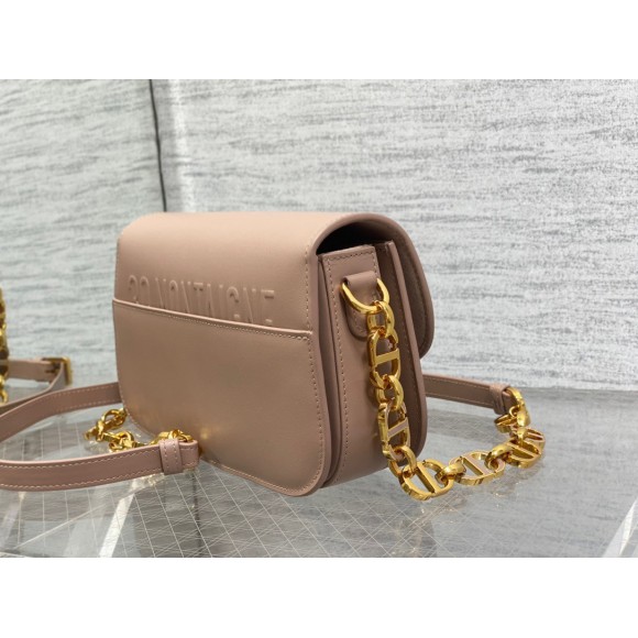 D*or 30 montaigne avenue bag in heritage pink box calfskin
