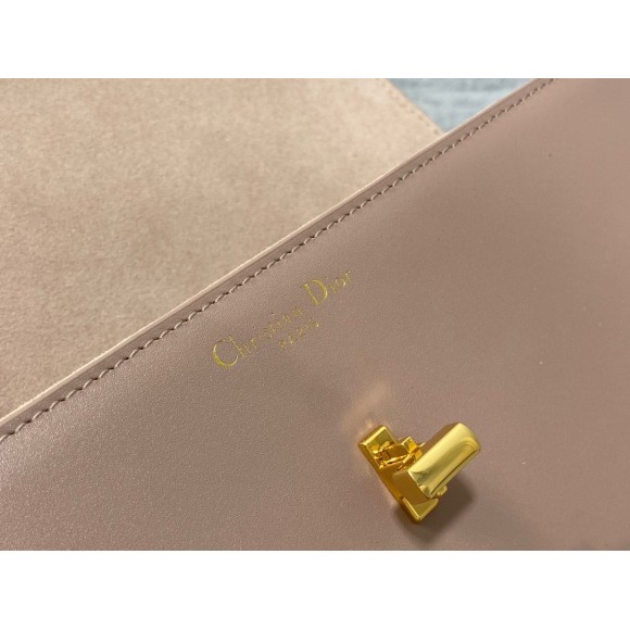 D*or 30 montaigne avenue bag in heritage pink box calfskin