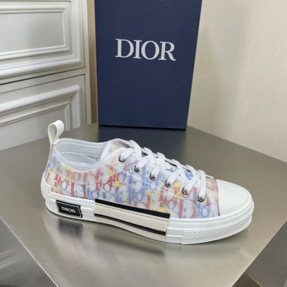 D*or men's b23 low-top sneakers in multicolor oblique canvas