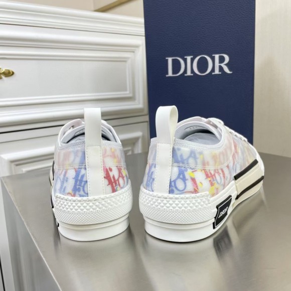 D*or men's b23 low-top sneakers in multicolor oblique canvas