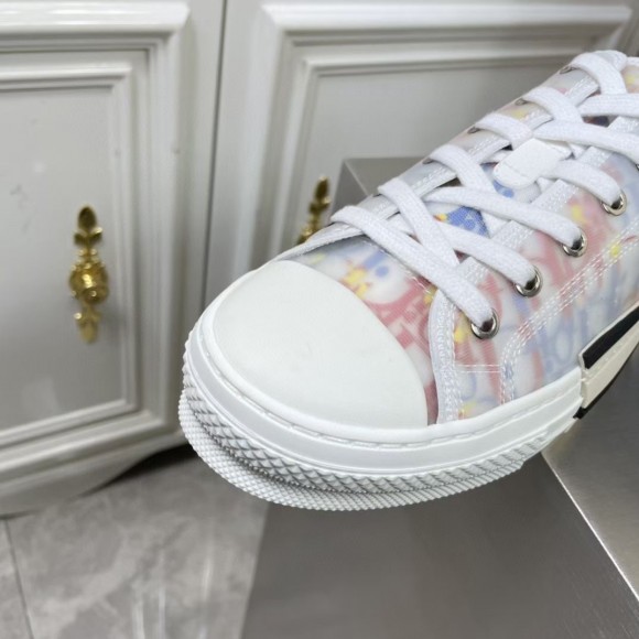 D*or men's b23 low-top sneakers in multicolor oblique canvas