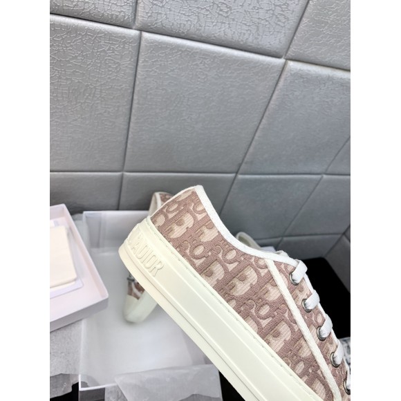 D*or walk'n'D*or sneakers in nude oblique embroidered cotton