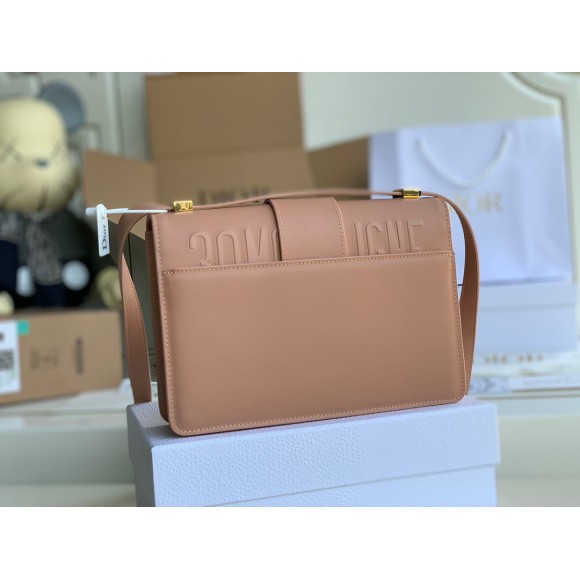 D*or 30 montaigne medium bag in poudre box calfskin