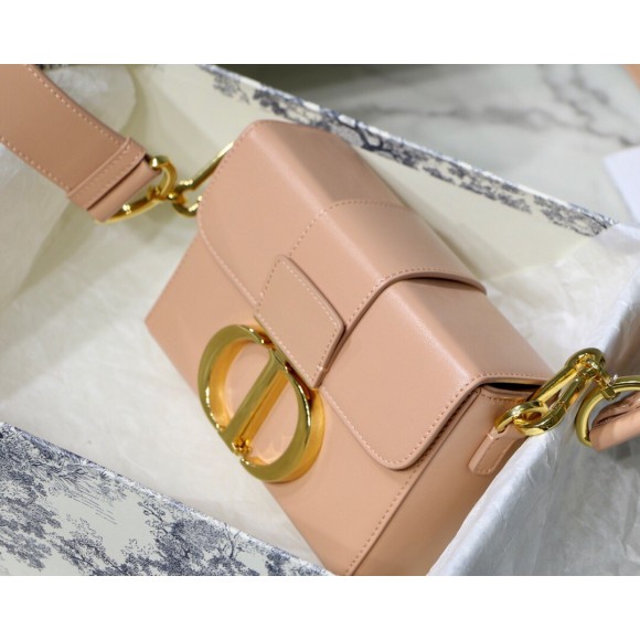 D*or 30 montaigne box bag in powder box calfskin