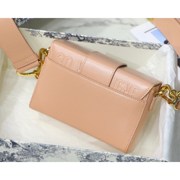 D*or 30 montaigne box bag in powder box calfskin
