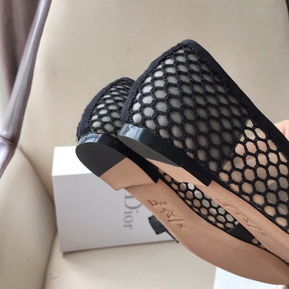 D*or miss j'aD*or ballerina flats in black mesh