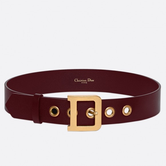 D*or D*orquake 35mm belt in bordeaux calfskin