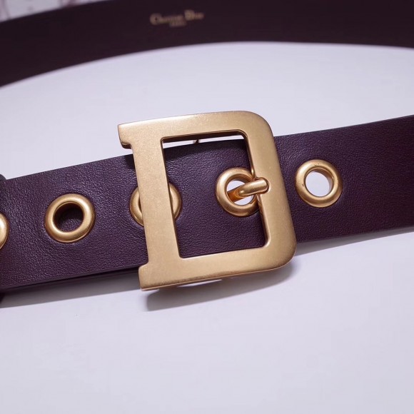 D*or D*orquake 35mm belt in bordeaux calfskin