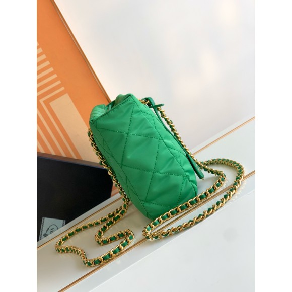 Pra*a re-edition 1995 tote bag in green re-nylon